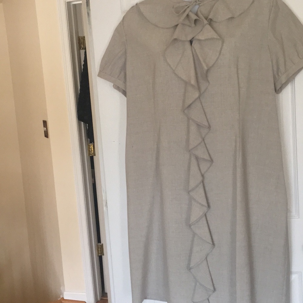 Neiman Marcus Ruffled Front Dress - Picture 2 of 2